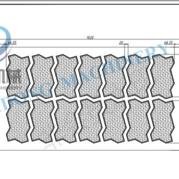 Concrete hollow block mould